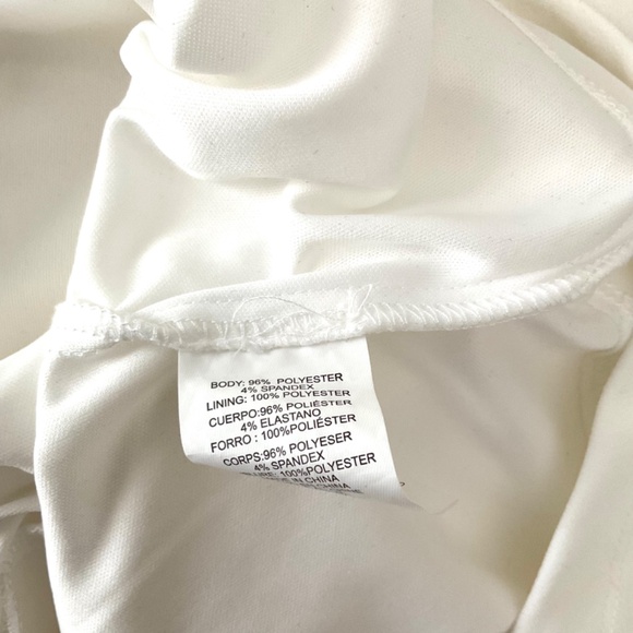 NEIMAN MARCUS dress Sz 2 Ivory Faux Pearls - Picture 8 of 8